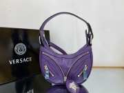 Versace Repeat Shoulder Bag Purple 29x5x18cm - 1