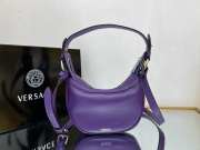 Versace Repeat Shoulder Bag Purple 29x5x18cm - 6