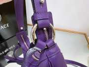 Versace Repeat Shoulder Bag Purple 29x5x18cm - 3