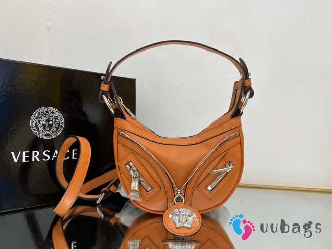 Versace Repeat Shoulder Bag Orange 20x4x13cm - 1