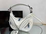 Versace Repeat Shoulder Bag White 29x5x18cm - 6