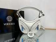 Versace Repeat Shoulder Bag White 20x4x13cm - 1