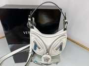 Versace Repeat Shoulder Bag White 20x4x13cm - 3