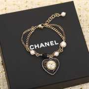 Chanel Love Double C Bracelet Black & White  - 4