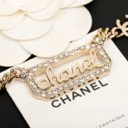 Chanel logo gold necklace  - 5