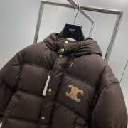 Celine down jacket in brown  - 3