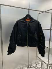 Balenciaga Shrunk cropped bomber jacket - 1