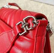 Givenchy Micro 4G bag in quilted leather red 25x15x6cm - 4