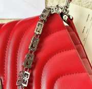 Givenchy Micro 4G bag in quilted leather red 25x15x6cm - 6