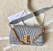 Givenchy Micro 4G bag in quilted leather gray 25x15x6cm - 1