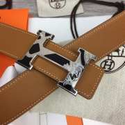 Hermes belt 3 colors width 3.8cm  - 4