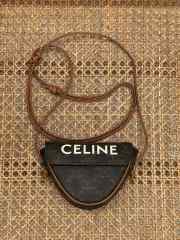 Celine Mini Triangle In Triomphe Canvas Tan 10.5x14x3cm - 1