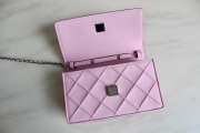 Tory Burch Fleming Soft Convertible Pink Bag 20x12.5x4.5cm - 3