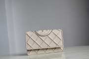 Tory Burch Fleming Soft Convertible White Bag 20x12.5x4.5cm - 4