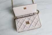 Tory Burch Fleming Soft Convertible White Bag 20x12.5x4.5cm - 3