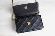 Tory Burch Fleming Soft Convertible Black Bag 20x12.5x4.5cm - 3