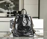 Chanel 22 Backpack Calfskin & Gold-Tone Metal Black - 4