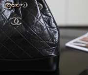 Chanel Grabrielle Small Backpack Black Calfskin Leather - 5