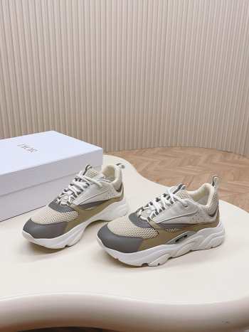 Dior B22 Cream Beige White Sneakers