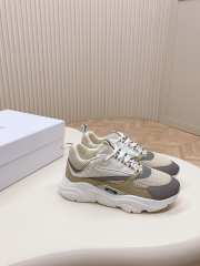 Dior B22 Cream Beige White Sneakers - 4