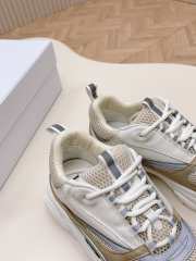 Dior B22 Cream Beige White Sneakers - 3