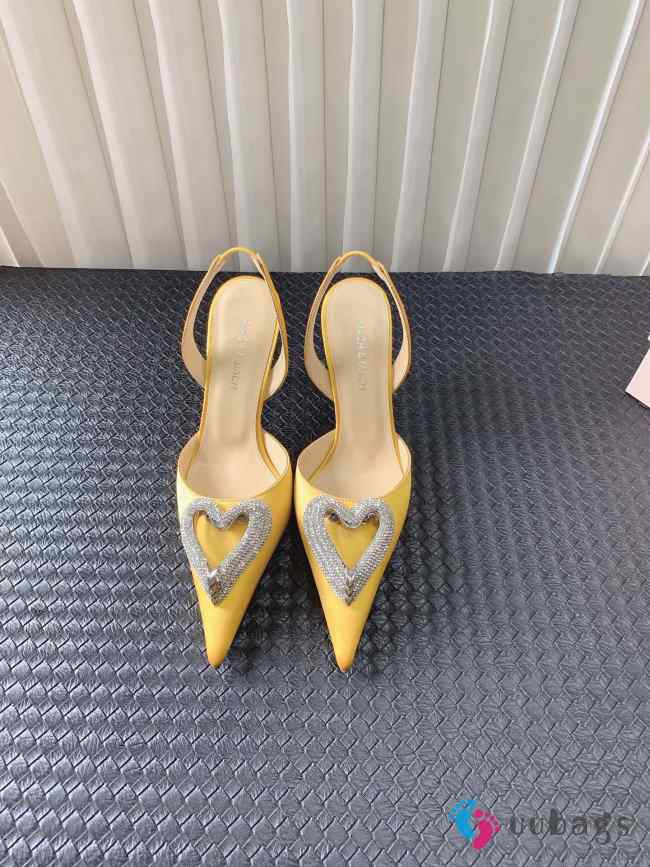 Mach & Mach Triple Heart Heels 08 9.5cm - 1