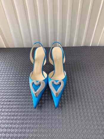 Mach & Mach Triple Heart Heels 10 9.5cm