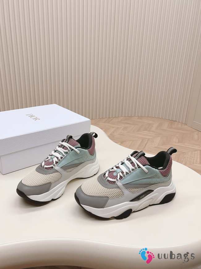 Dior B22 Cream Lavender Sneakers - 1