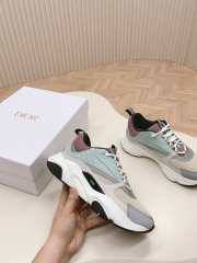 Dior B22 Cream Lavender Sneakers - 3