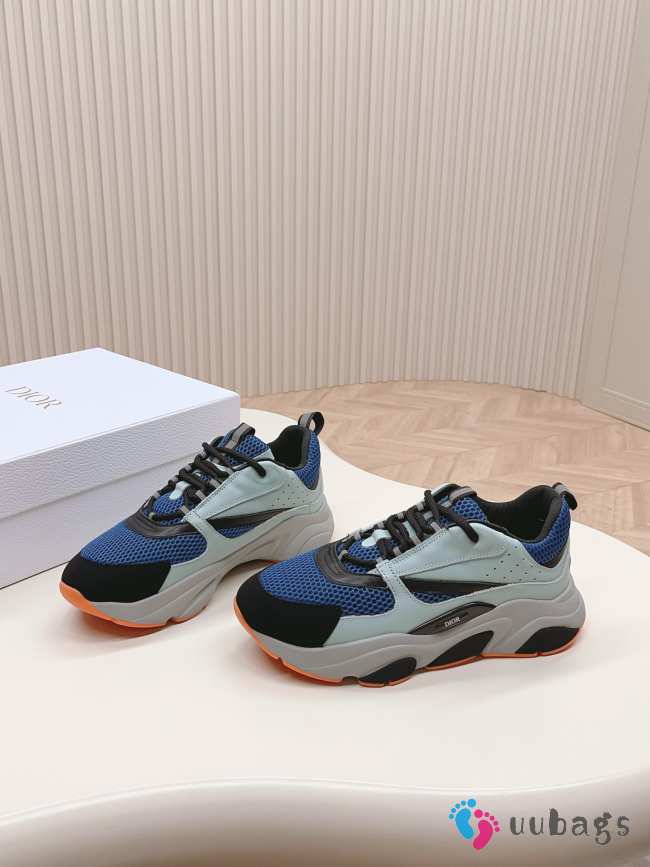 Dior B22 Blue & Orange Sneakers  - 1