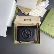 Gucci Blondie Card Case Wallet In Black 11×8.5×3cm - 1