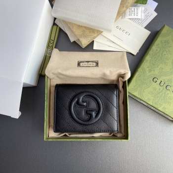 Gucci Blondie Card Case Wallet In Black 11×8.5×3cm