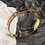 Chanel Hollow Bracelet Gold  - 5