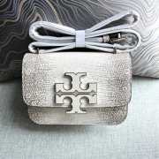 Tory Burch Small Eleanor Lizard-Embossed Bag 13.5x19x7cm - 1