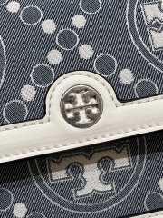 Tory Burch Small T Monogram Blue Bag 15x23x9cm - 2