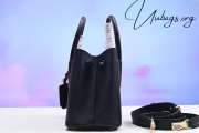 Prada Double Top Handle Bag In Black 25.5x33.5x15.5cm - 4