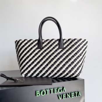 Bottega Veneta Large Cabat Black Bag 32x17x23cm