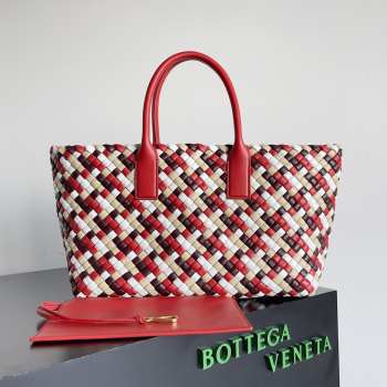 Bottega Veneta Large Cabat Red Bag 32x17x23cm