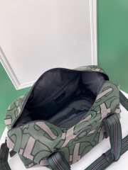 Burberry Travel Bag In Green 50x19x29cm - 5