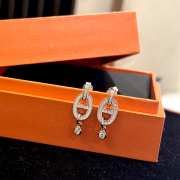 Hermes 18K Diamond Chaine d'Ancre Enchainee Earrings  - 4