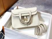 Hermes Halzan mini white bag 22cm/25cm - 1