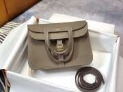 Hermes Halzan mini elephant Gray bag 22cm/25cm - 1