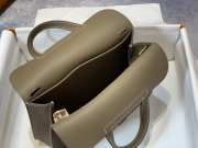 Hermes Halzan mini elephant Gray bag 22cm/25cm - 2