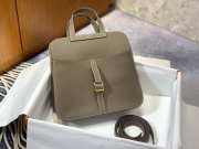 Hermes Halzan mini elephant Gray bag 22cm/25cm - 4