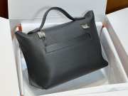 Hermes Togo and Swift Leather 24/24 Bag In Black 29cm - 2