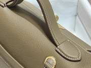 Hermes Togo and Swift Leather 24/24 Bag In Gray 29cm - 4