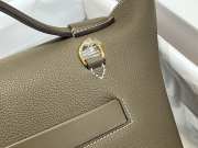 Hermes Togo and Swift Leather 24/24 Bag In Gray 29cm - 2