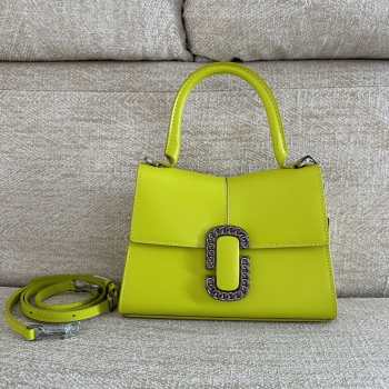 Marc Jacobs top handle bag in green 24x18x10cm