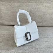 Marc Jacobs top handle bag in white 19.5x15.5x9cm - 4