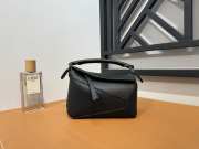 Loewe Mini Puzzle Edge Bag Black 18x8x12cm - 5